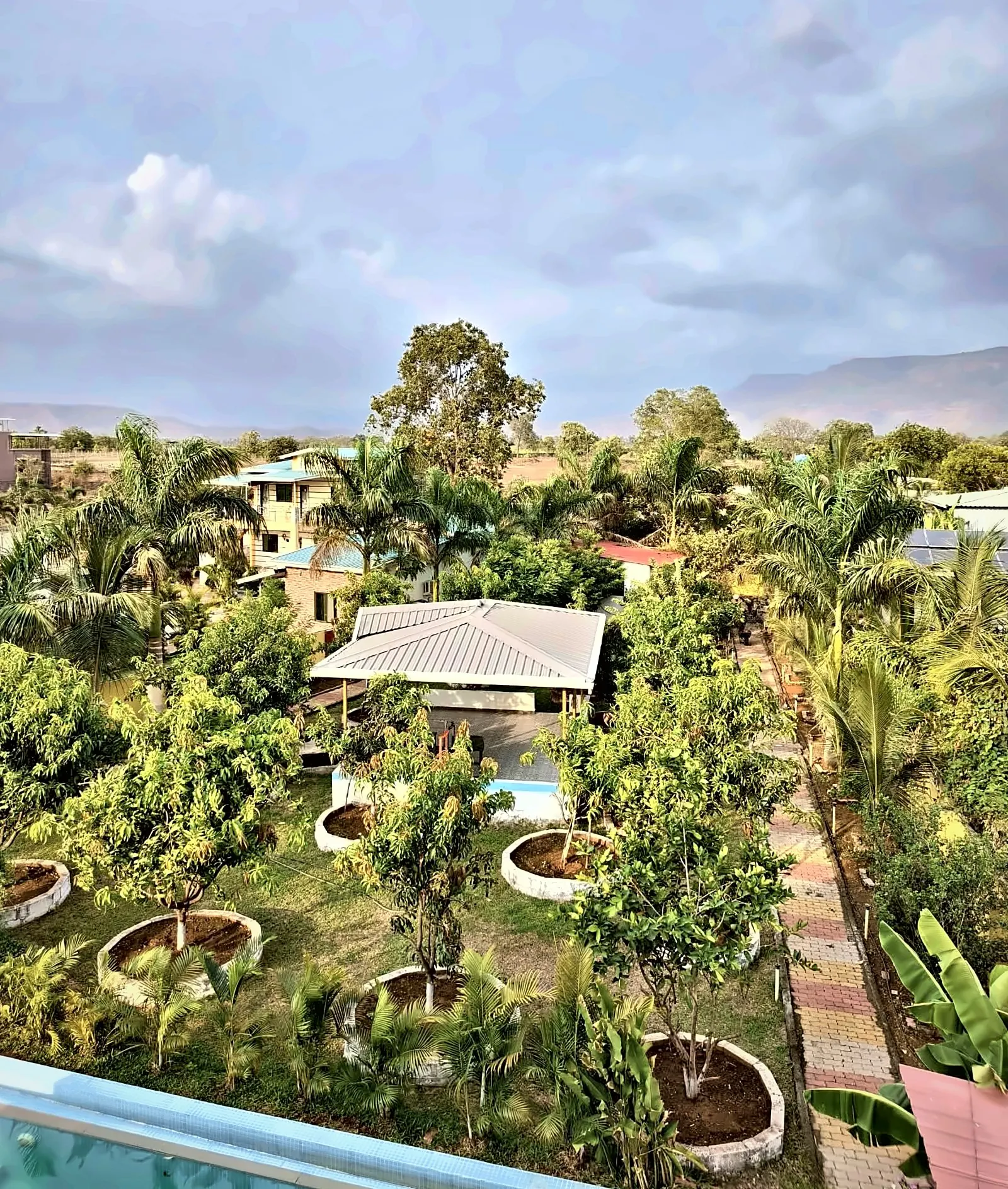 From the terrace, Aamantara Villa, Karjat