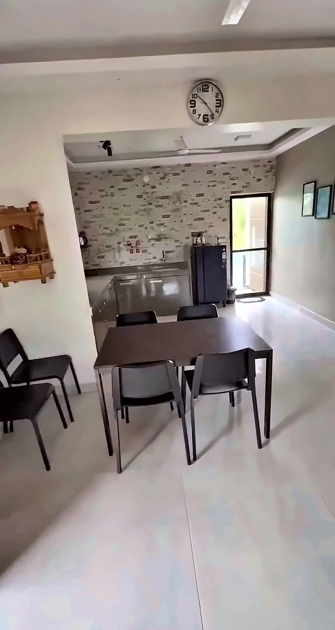 The dining table, indoors, Aamantara Villa, Karjat
