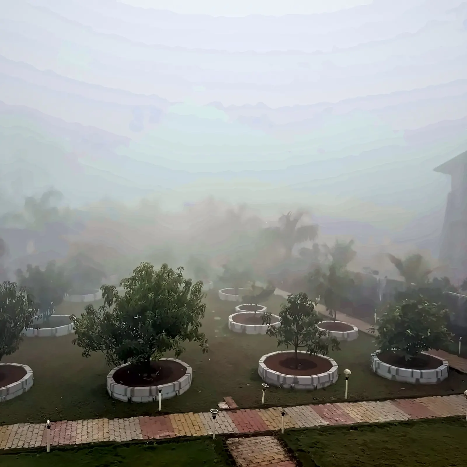 Winter morning, Aamantara Villa, Karjat